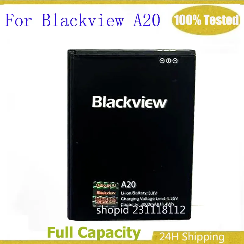 Оригинальный аккумулятор A20 3000 мАч для телефонов Blackview A20
Оригинальный аккумулятор A20 3000 мАч для телефонов Blackview A20