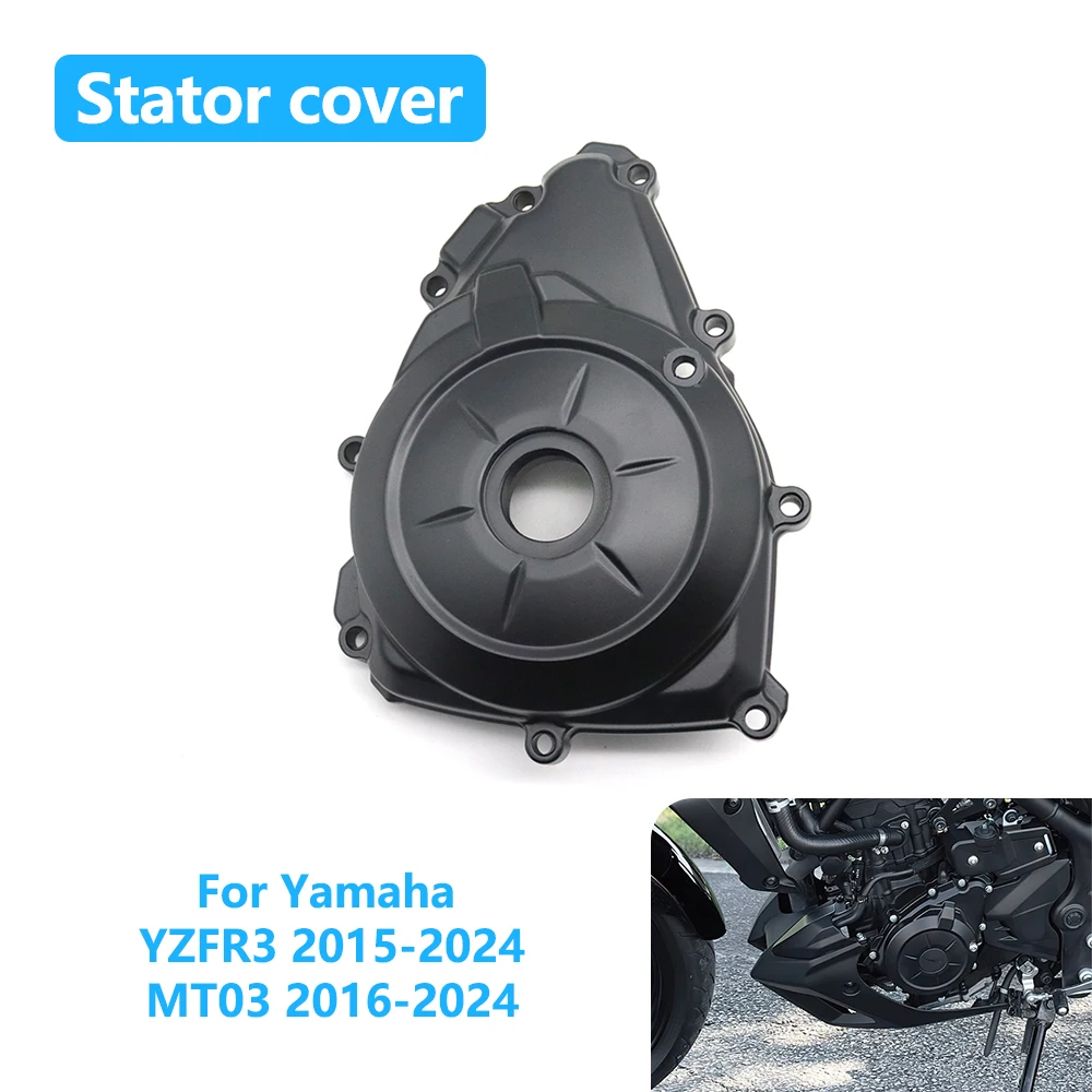 Левая сторона мотоцикла, магнитная крышка статора, подходит для Yamaha YZF R3 YZF-R3 YZFR3 2015-2024 MT 03 MT03 MT-03 2016-2024
Левая сторона мотоцикла, магнитная крышка статора, подходит для Yamaha YZF R3 YZF-R3 YZFR3 2015-2024 MT 03 MT03 MT-03 2016-2024