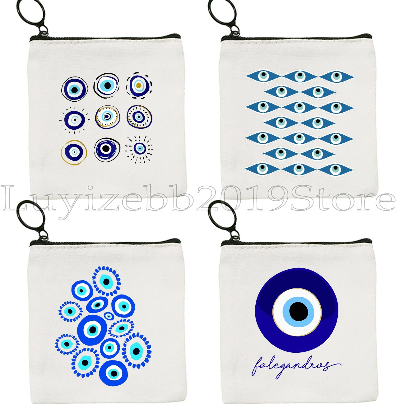 Greek Nazar Evil Eyes Pearl Love Heart Lotus Flower Graffiti Sun Rays Women Canvas Coin Purse Key Case Bag Wallet Zipper Pouch
Greek Nazar Evil Eyes Pearl Love Heart Lotus Flower Graffiti Sun Rays Women Canvas Coin Purse Key Case Bag Wallet Zipper Pouch