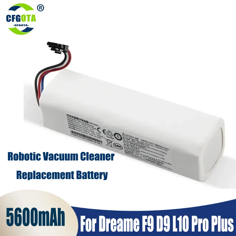 P2008-4S2P-MMBK Original Replacement Battery For Dreame F9 D9 L10 Pro Plus RLS3 RLS5 RLS5L RLS5D Accessories Parts
P2008-4S2P-MMBK Original Replacement Battery For Dreame F9 D9 L10 Pro Plus RLS3 RLS5 RLS5L RLS5D Accessories Parts