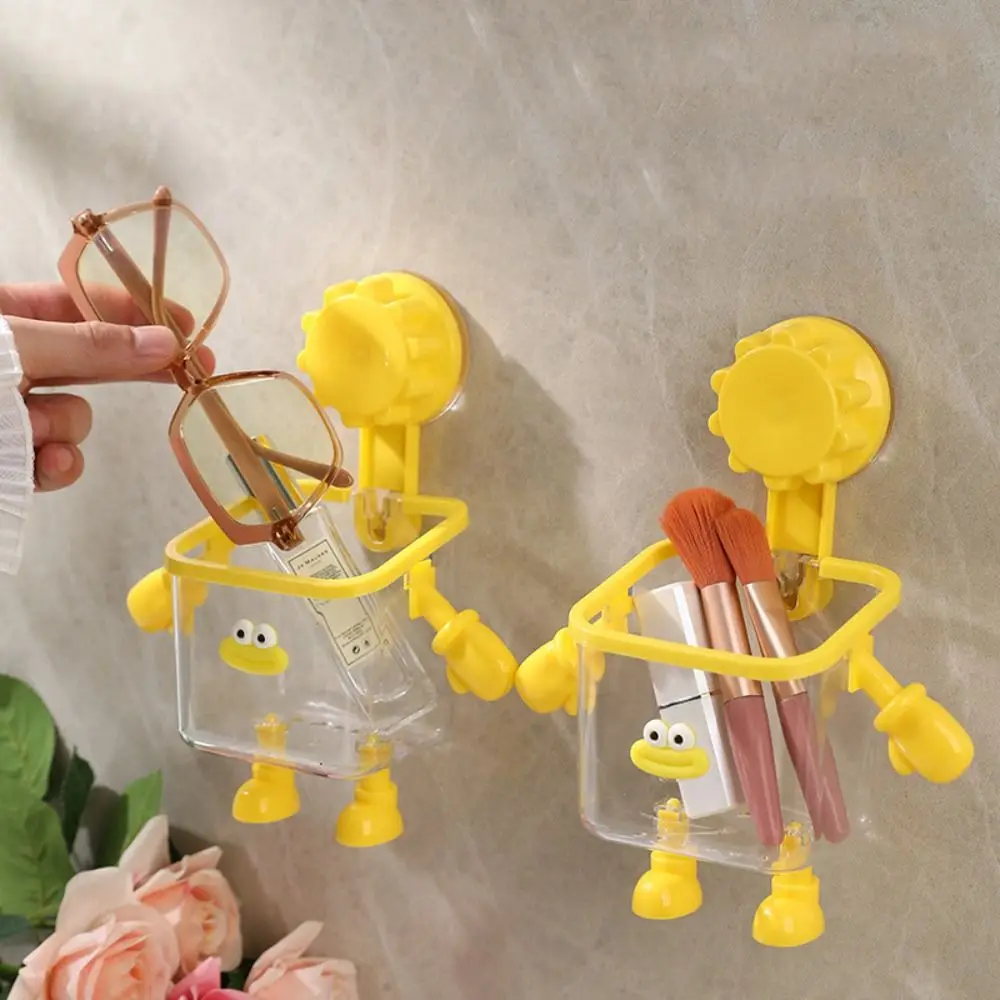 2PCS Wall-Mounted Toothbrush Holder Robot Shape with Suction Cup Face Towel Storage Rack Perforation-Free Plastic
2PCS Wall-Mounted Toothbrush Holder Robot Shape with Suction Cup Face Towel Storage Rack Perforation-Free Plastic