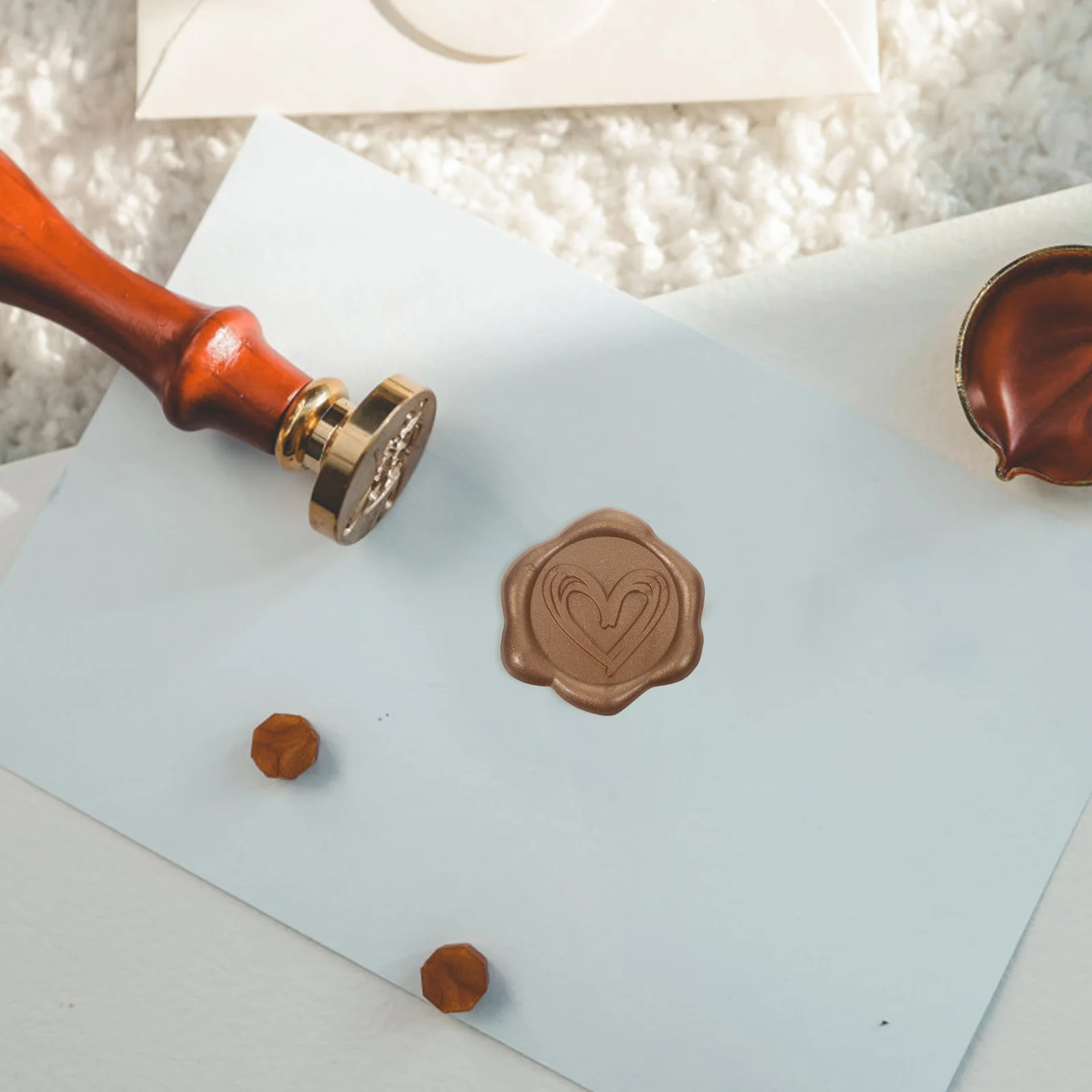 50Pcs Fire Wax Seal Stickers Embossed Heart Seal Stickers Waterproof Tear Resistant Envelope Sealer Sticker for DIY Greeting
50Pcs Fire Wax Seal Stickers Embossed Heart Seal Stickers Waterproof Tear Resistant Envelope Sealer Sticker for DIY Greeting