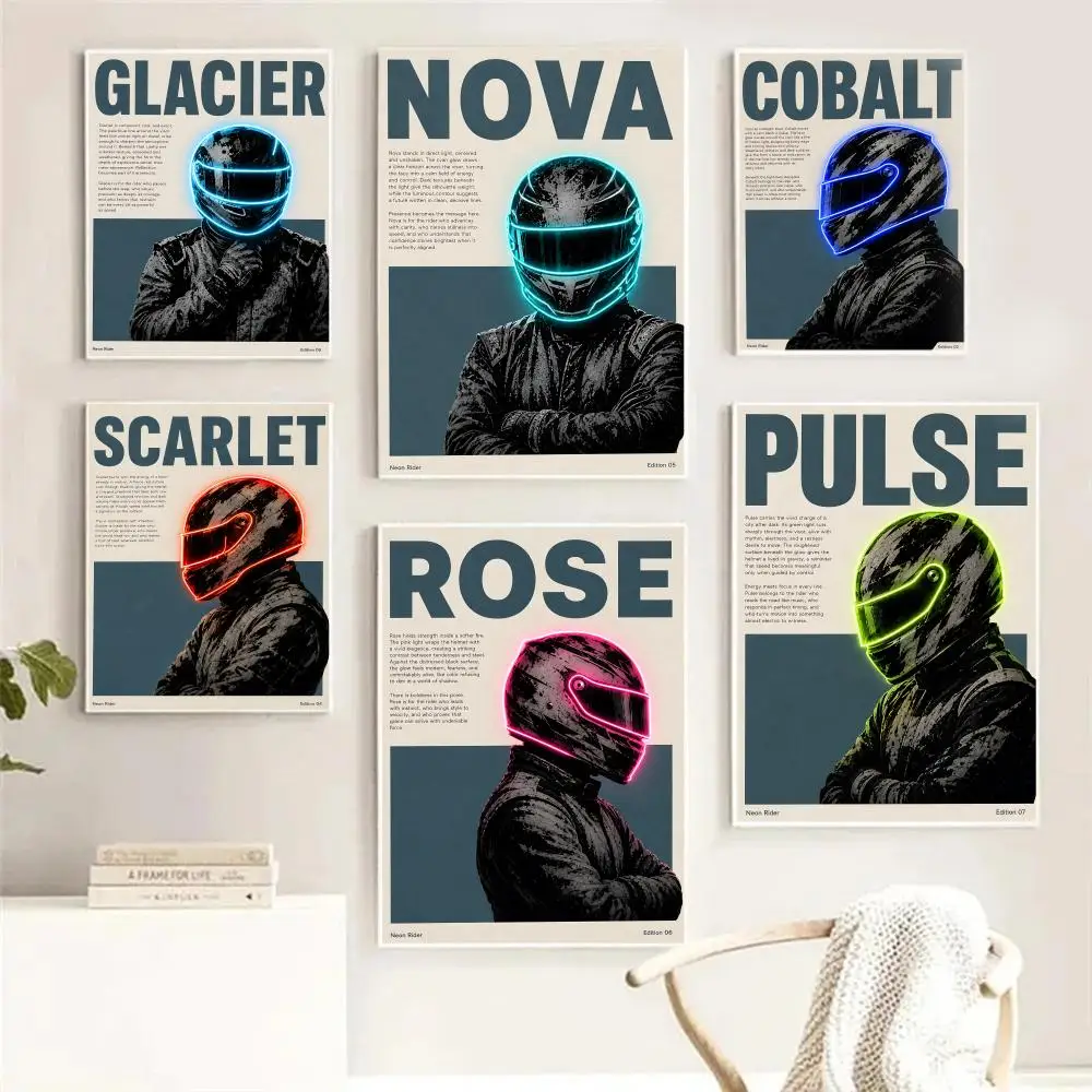 Modern Cool Neon Motorcycle Helmet Painting Calligraphy Pictures Room Bedroom Interior Wall Decoration Canvas Poster Art Mural
Modern Cool Neon Motorcycle Helmet Painting Calligraphy Pictures Room Bedroom Interior Wall Decoration Canvas Poster Art Mural