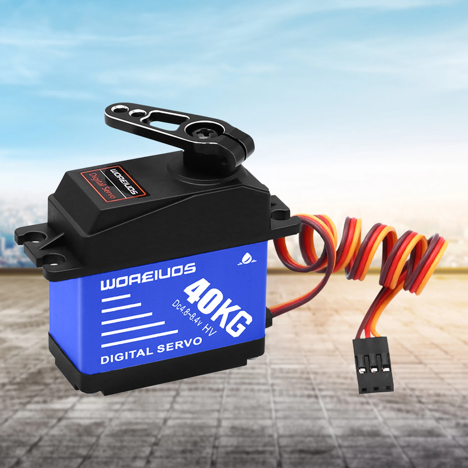 Metal Gear Maximum Torque 40kg/cm Mini Servo Copper Aluminum Max Speed 0.11sec for 1/8 1/10 Scale RC Cars for RC Airplane Robot
Metal Gear Maximum Torque 40kg/cm Mini Servo Copper Aluminum Max Speed 0.11sec for 1/8 1/10 Scale RC Cars for RC Airplane Robot