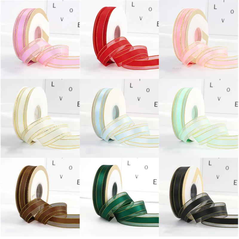 50Yards/Roll Chiffon Color Organza Ribbons Satin Silk Ribbons For DIY Handmade Christmas Wedding Party Gift Packing
50Yards/Roll Chiffon Color Organza Ribbons Satin Silk Ribbons For DIY Handmade Christmas Wedding Party Gift Packing