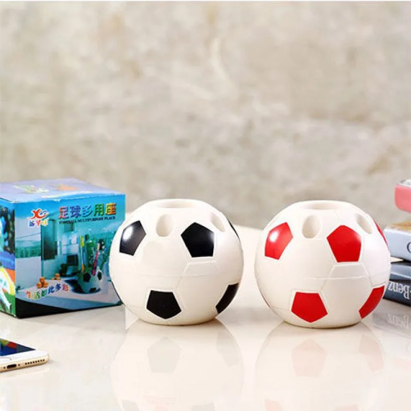 Soccer Shape Tool Supplies Pen Pencil Holder Football Shape Toothbrush Holder Desktop Rack Table Home Decoration Student Gifts
Soccer Shape Tool Supplies Pen Pencil Holder Football Shape Toothbrush Holder Desktop Rack Table Home Decoration Student Gifts