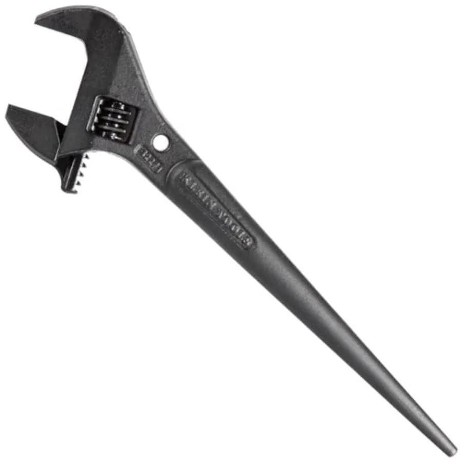 3227 Extra Wide Adjustable Wrench, Made in USA, Construction Spud Wrench for Up to 1-7/16-Inch Nuts and Bolts, 10-Inch, with Te
3227 Extra Wide Adjustable Wrench, Made in USA, Construction Spud Wrench for Up to 1-7/16-Inch Nuts and Bolts, 10-Inch, with Te