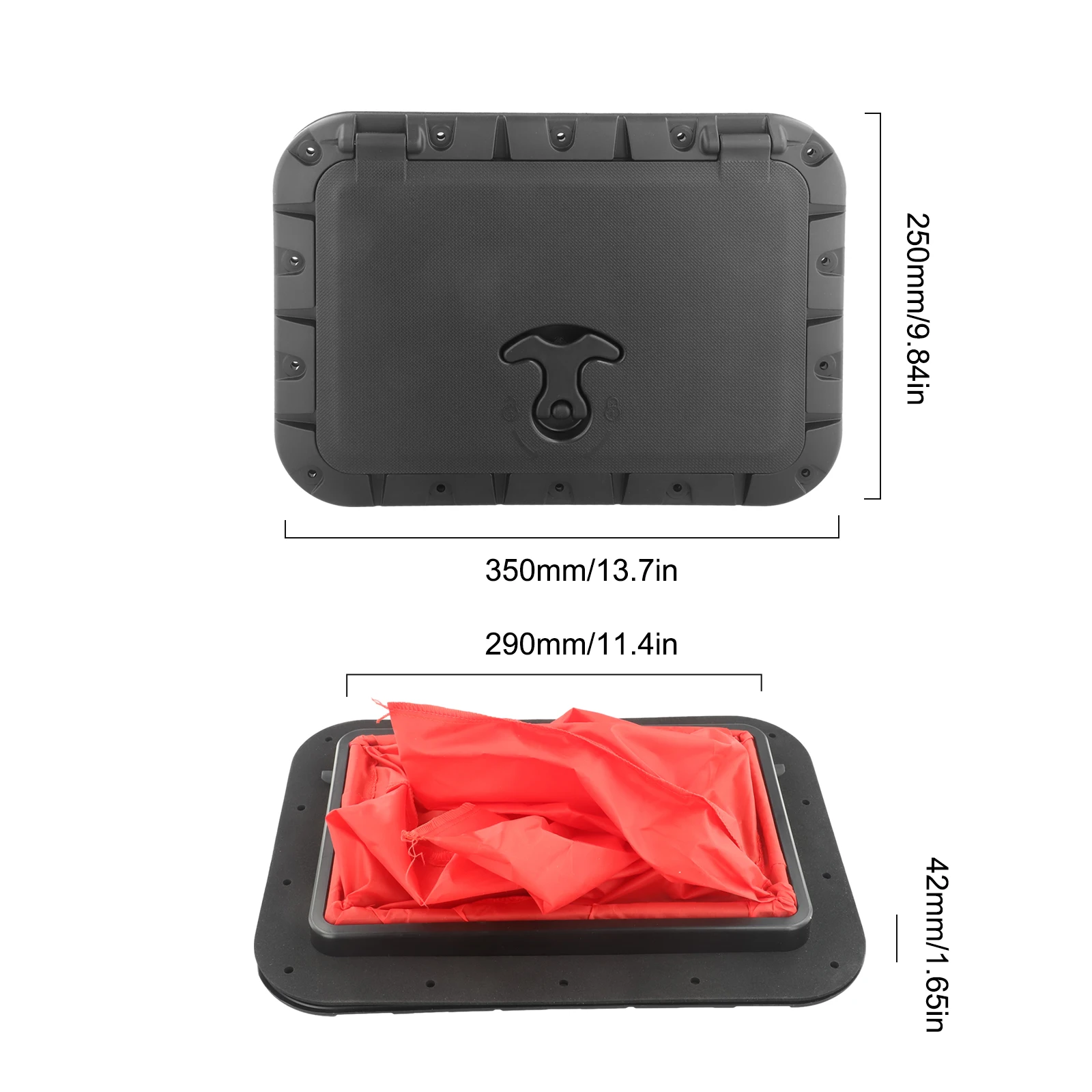High Quality New Square Hatch Plate Pull Out Replacement Round Latch Boat Canoe Handle Plastic +Waterproof Bag
High Quality New Square Hatch Plate Pull Out Replacement Round Latch Boat Canoe Handle Plastic +Waterproof Bag