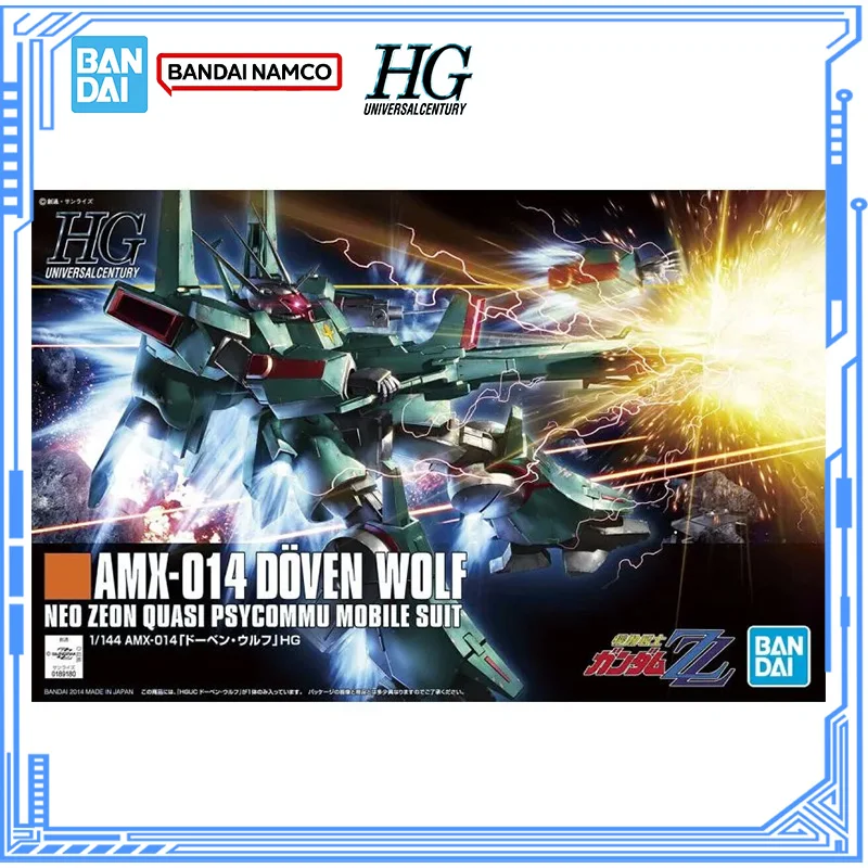 Комплект модели Gundam HGUC 1/144 AMX-014 Doven Wolf Gunpla, фигурки героев, сборная модель для игрушек, рождественские подарки, Bandai, натуральная
Комплект модели Gundam HGUC 1/144 AMX-014 Doven Wolf Gunpla, фигурки героев, сборная модель для игрушек, рождественские подарки, Bandai, натуральная