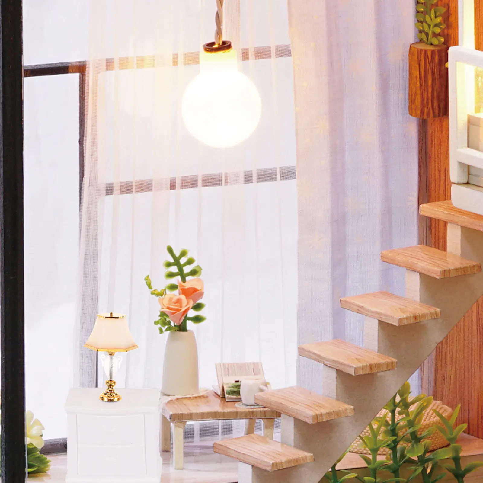 Mini Hexagonal Table Lamp 1 20 Scale Decorative LED Light Micro Landscape DIY Bedroom Scene Miniature Furniture Accessory
Mini Hexagonal Table Lamp 1 20 Scale Decorative LED Light Micro Landscape DIY Bedroom Scene Miniature Furniture Accessory