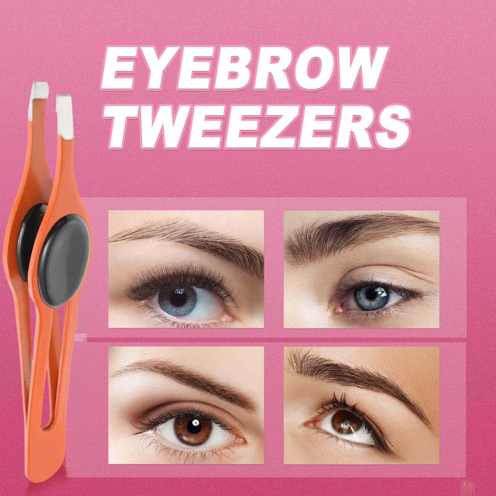 5pcs Stainless Steel Eyebrow Tweezers Ergonomic Non slip Shaping Tool Hair Removal Scissors Compact Durable Travel Makeup
5pcs Stainless Steel Eyebrow Tweezers Ergonomic Non slip Shaping Tool Hair Removal Scissors Compact Durable Travel Makeup