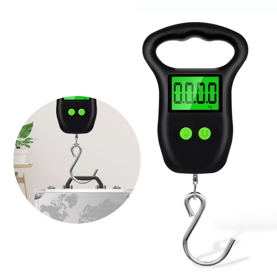 Portable Hanging Suitcase Fish Scale Luggage Scale LCD Display Digital 50kg/10g Fishing Scale with Measuring Tape
Portable Hanging Suitcase Fish Scale Luggage Scale LCD Display Digital 50kg/10g Fishing Scale with Measuring Tape