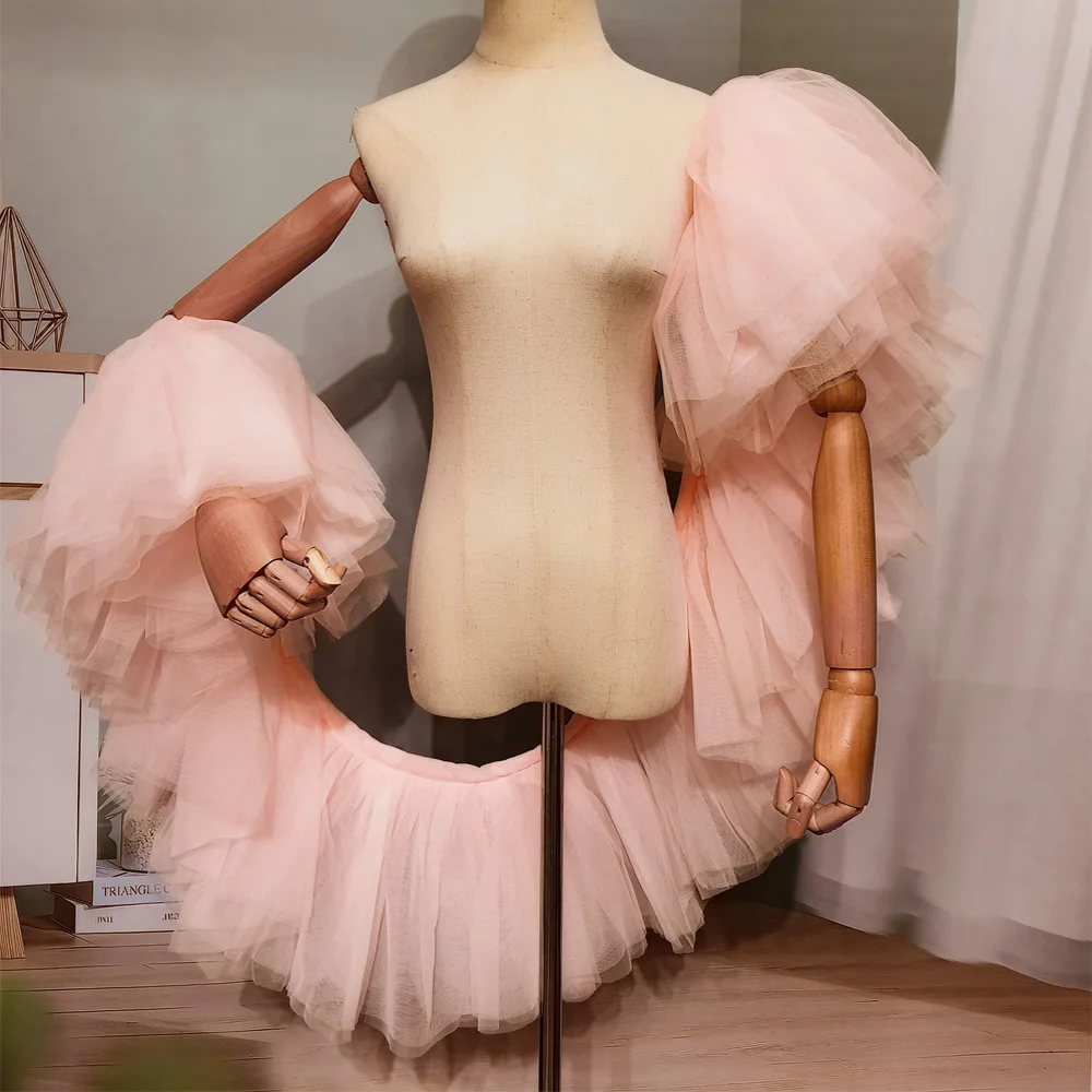 Elegant Tulle Puffy Sleeves Wedding Shawls for Women Evening Wraps Adjustable Bridal Jacket Accessories
Elegant Tulle Puffy Sleeves Wedding Shawls for Women Evening Wraps Adjustable Bridal Jacket Accessories