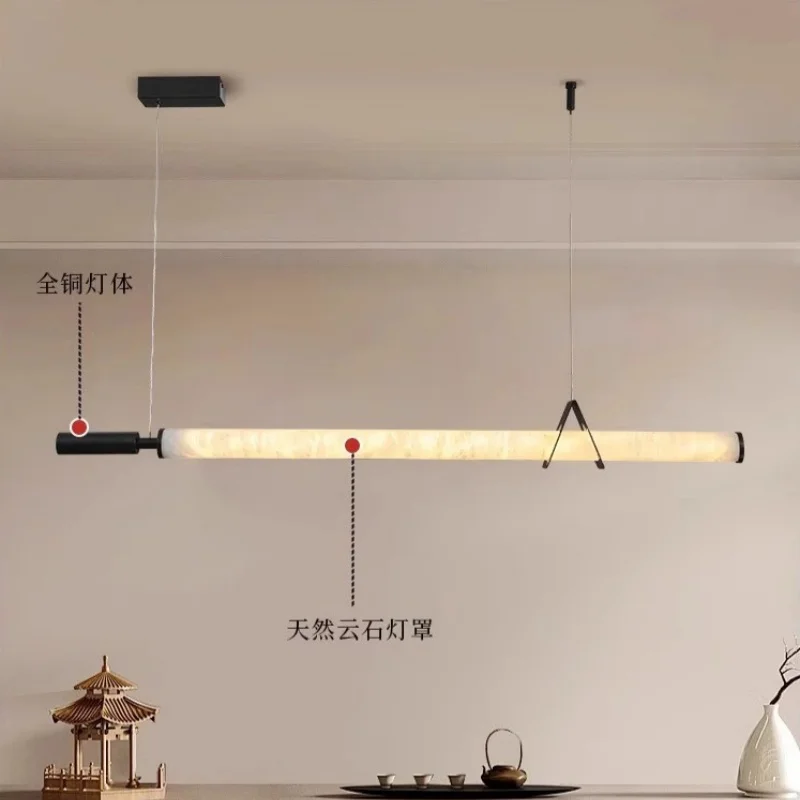 Song Dynasty aesthetic restaurant pendant light cloud stone Spain marble bar counter dining room pendant light
Song Dynasty aesthetic restaurant pendant light cloud stone Spain marble bar counter dining room pendant light