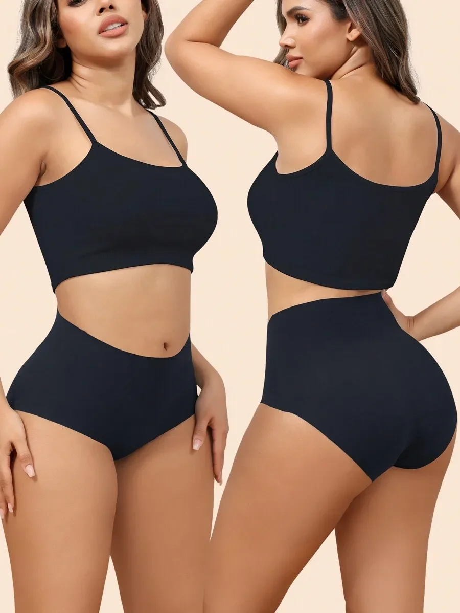 6 Pieces Black High Waist Seamless Briefs Tummy Control Stretchy Underwear For Women
6 Pieces Black High Waist Seamless Briefs Tummy Control Stretchy Underwear For Women