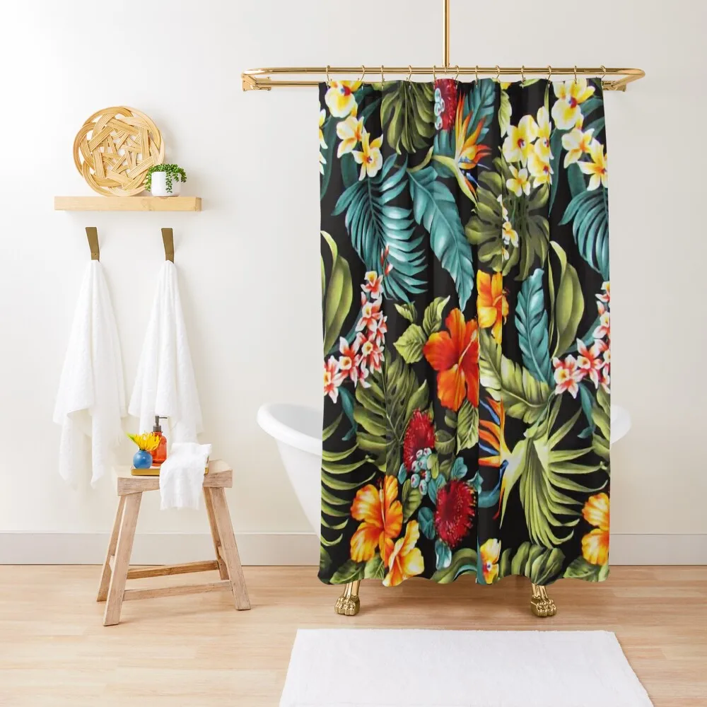 Hawaiian Shirt Design - Hawaii Tropical Flowers Shower Curtain Waterproof Fabric Bathroom Curtain 
Hawaiian Shirt Design - Hawaii Tropical Flowers Shower Curtain Waterproof Fabric Bathroom Curtain