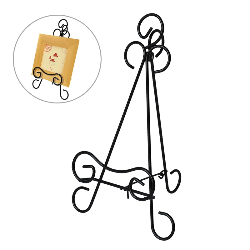 1 PCS Black Iron Curve Design Display Stand for Photo Picture Albums Home Decoration Fine China Plates Showcase
1 PCS Black Iron Curve Design Display Stand for Photo Picture Albums Home Decoration Fine China Plates Showcase