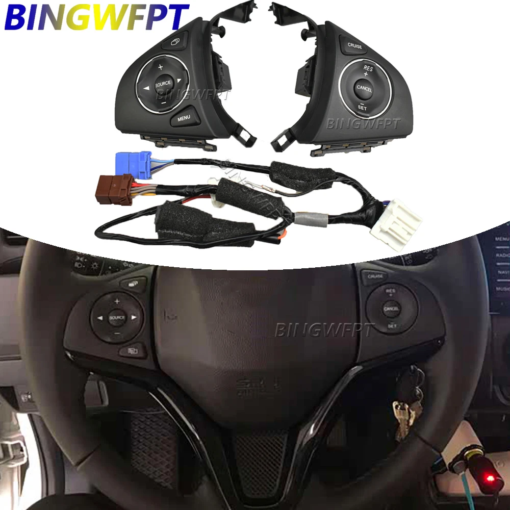 High Quality For Honda Fit 2015-2018 New Audio Radio Remote Cruise Control Button Steering Wheel Control Switch
High Quality For Honda Fit 2015-2018 New Audio Radio Remote Cruise Control Button Steering Wheel Control Switch