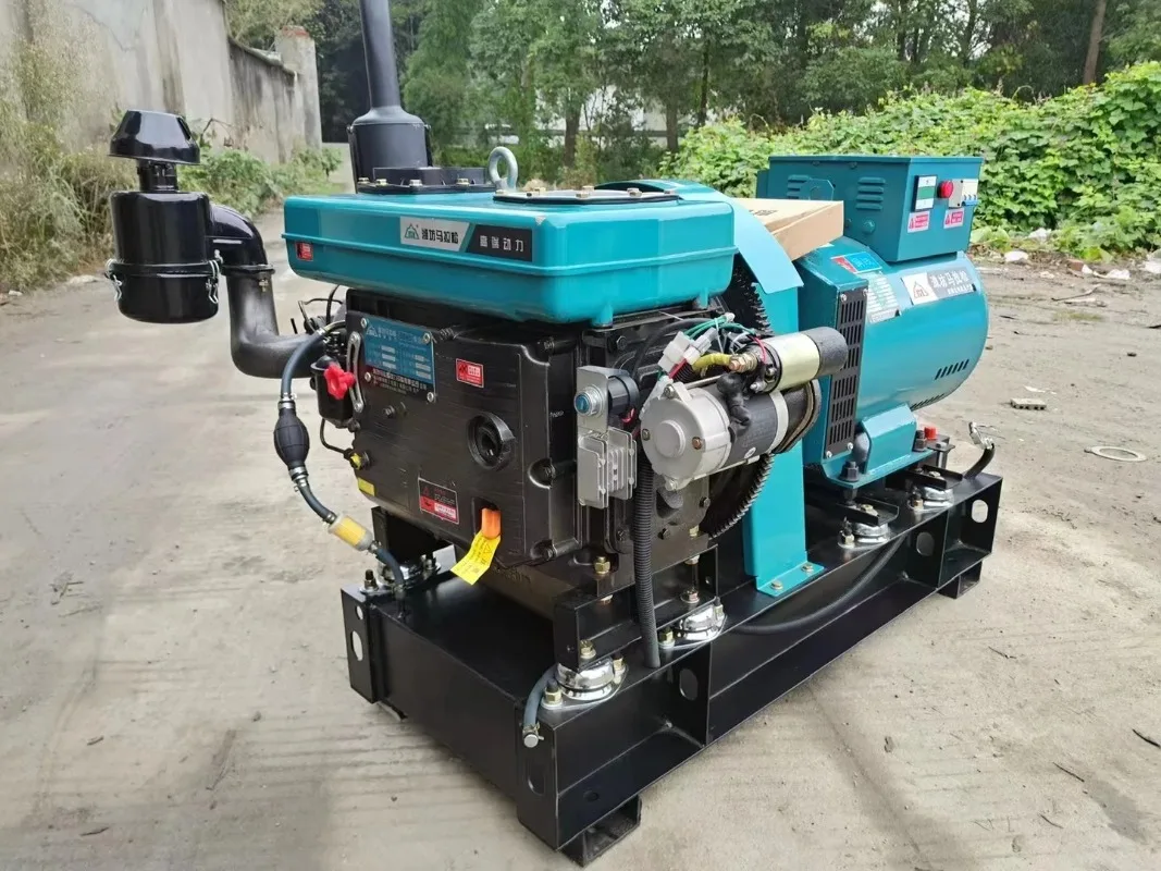 Single-Cylinder Diesel Generator Set 15kW/20kW/24kW/30kW - 380V High Power Solution for Construction & Industrial Use, Low Fuel
Single-Cylinder Diesel Generator Set 15kW/20kW/24kW/30kW - 380V High Power Solution for Construction & Industrial Use, Low Fuel