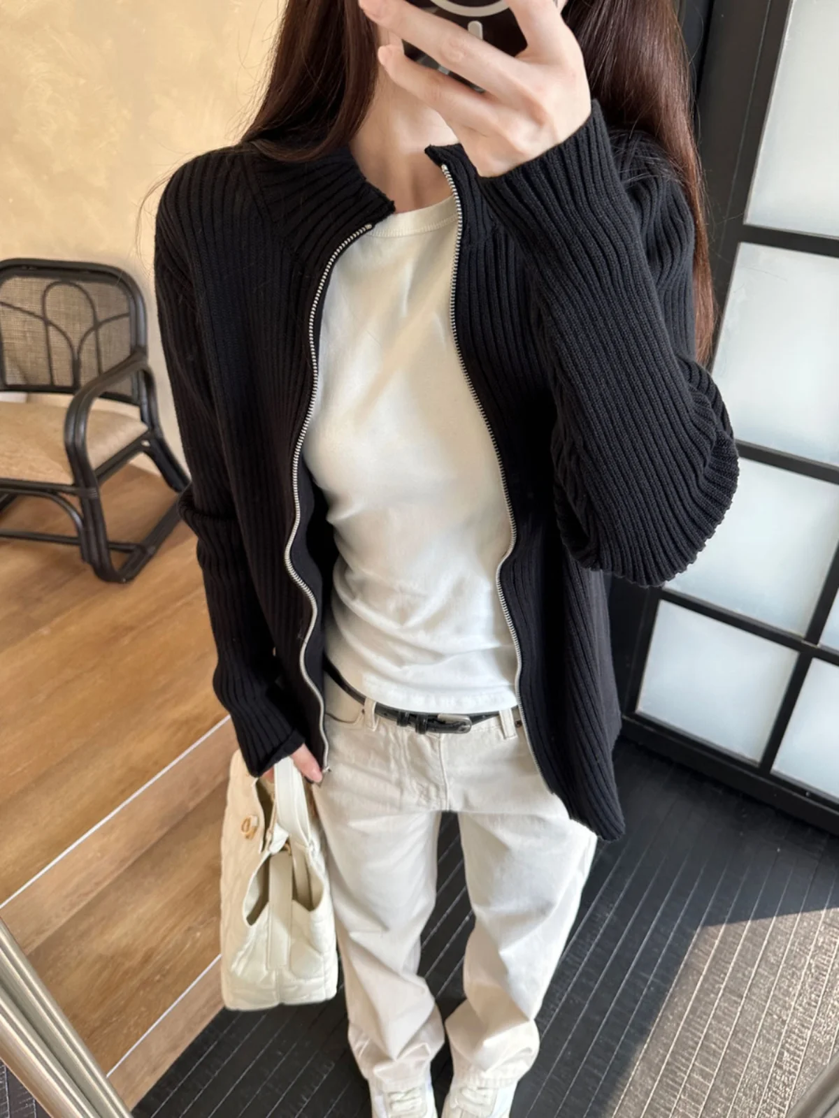 Yohji's Sli витая молния вязаный открытый кардиган Lazy Sle ранняя осень одежда хлопок длинный све воротник-стойка на молнии
Yohji's Sli витая молния вязаный открытый кардиган Lazy Sle ранняя осень одежда хлопок длинный све воротник-стойка на молнии