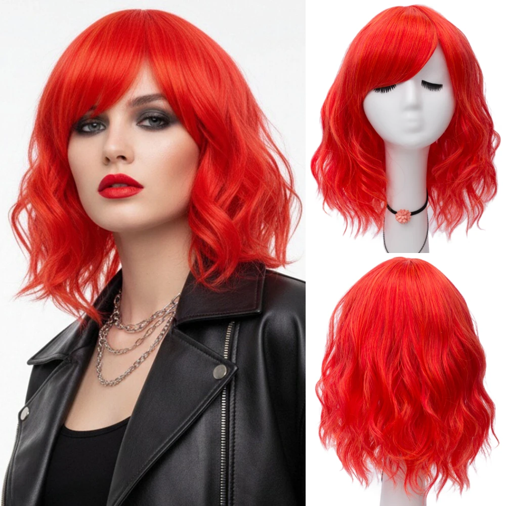 Аниме-игра, косплей, оранжевый короткий пушистый парик с волнами, женский термостойкий синтетический парик для повседневной вечеринки
Аниме-игра, косплей, оранжевый короткий пушистый парик с волнами, женский термостойкий синтетический парик для повседневной вечеринки