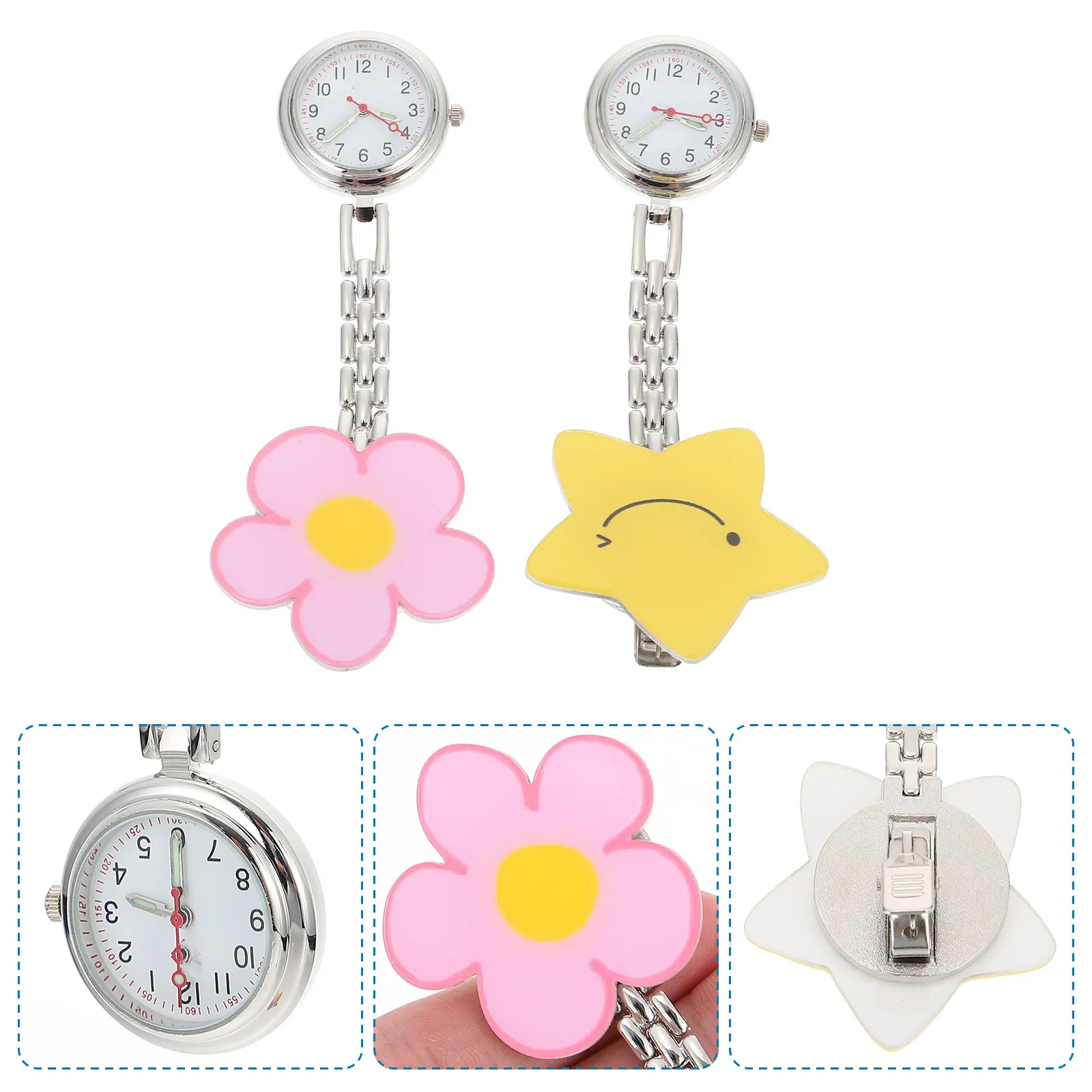 2Pcs Luminous Nurse Pocket Watches Clip Style Portable Hanging Chest Watches for Staff Birthday Gift
2Pcs Luminous Nurse Pocket Watches Clip Style Portable Hanging Chest Watches for Staff Birthday Gift