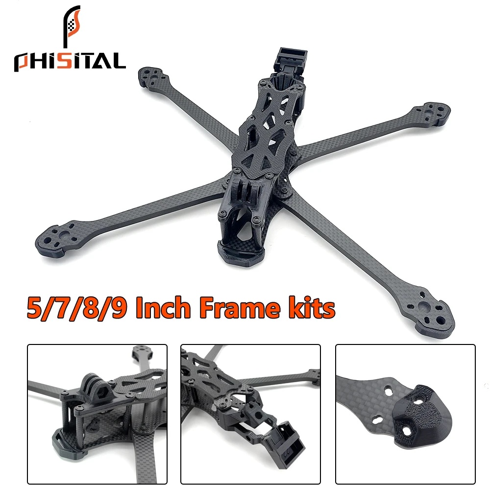 APEX HD PRO 5/7/8/9 inch Carbon Fiber FPV Frame kit for RC Quadcopter Racing /Freestyle/ long range Drone
APEX HD PRO 5/7/8/9 inch Carbon Fiber FPV Frame kit for RC Quadcopter Racing /Freestyle/ long range Drone