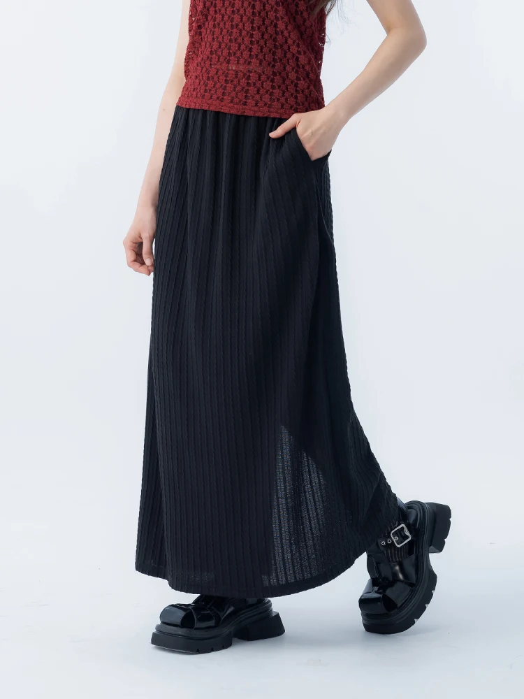 Queenshop Spring Summer New Women's Pure Color Twist Weave Pattern Straight Long Skirt High Waist Knitted Casual Breathable
Queenshop Spring Summer New Women's Pure Color Twist Weave Pattern Straight Long Skirt High Waist Knitted Casual Breathable
