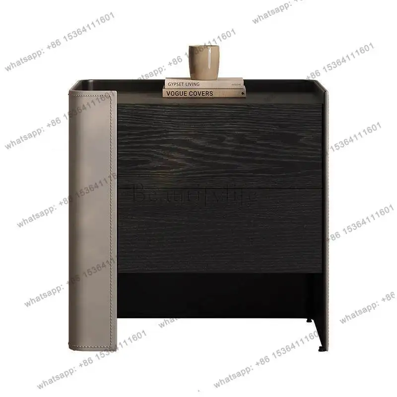 Italian minimalist high-end bedroom bedside table small apartment bedside table
Italian minimalist high-end bedroom bedside table small apartment bedside table