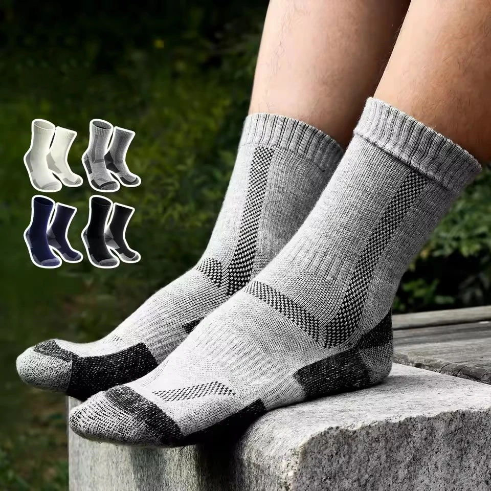 1 пара шерстяных термоносков, зимние длинные теплые мягкие лыжные носки для сноубординга, толстые хлопковые влагопоглощающие высокоэластичные носки
1 пара шерстяных термоносков, зимние длинные теплые мягкие лыжные носки для сноубординга, толстые хлопковые влагопоглощающие высокоэластичные носки