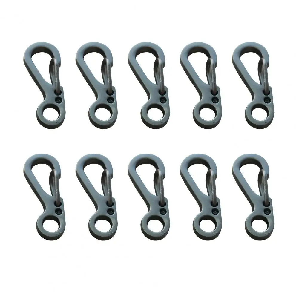 10Pcs Spring Buckle Sturdy Aluminum Alloy Ring Key Fob with Mini Spring Fast Hang Backpack Pendant Mini Buckle Outdoor Tool
10Pcs Spring Buckle Sturdy Aluminum Alloy Ring Key Fob with Mini Spring Fast Hang Backpack Pendant Mini Buckle Outdoor Tool