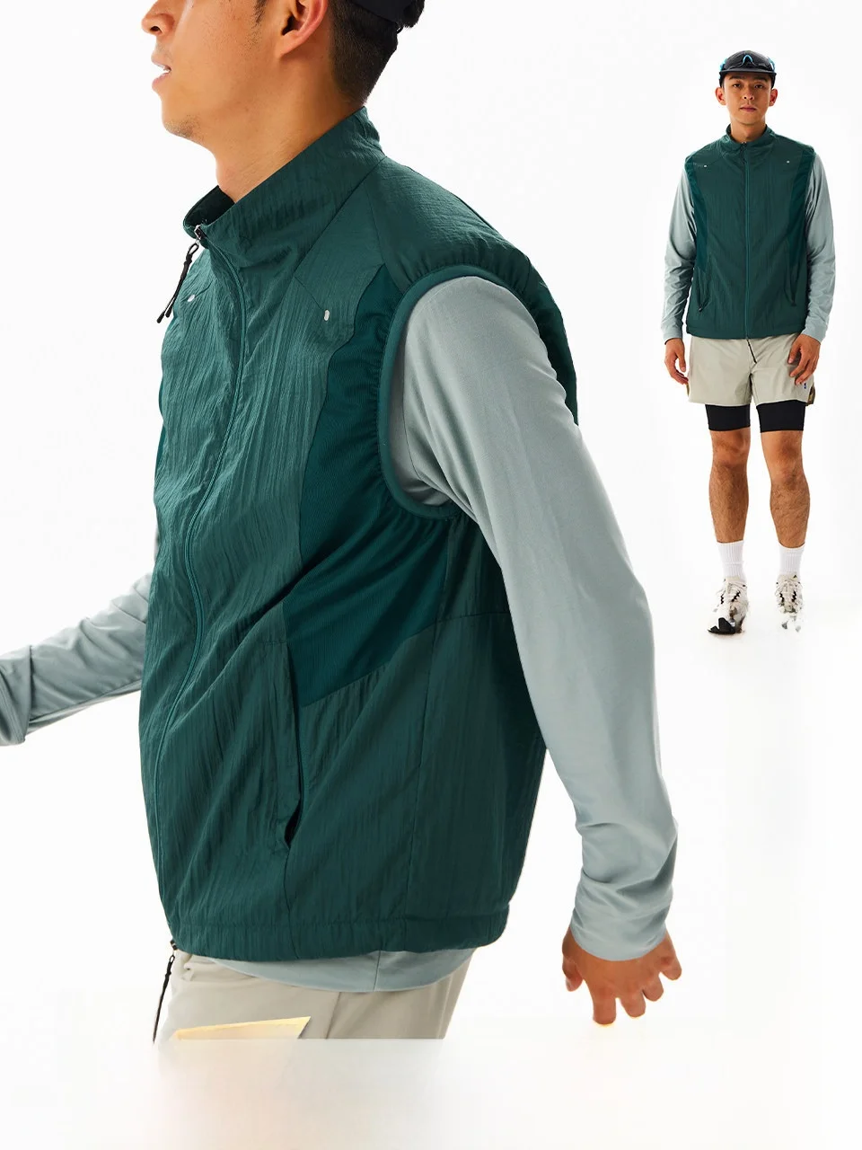 Warmth Loing Stand Collar Double Zipper Sports Vest Youth Trendy Loose Fit All Seasons Crnenter Autumn Winter Jaet
Warmth Loing Stand Collar Double Zipper Sports Vest Youth Trendy Loose Fit All Seasons Crnenter Autumn Winter Jaet