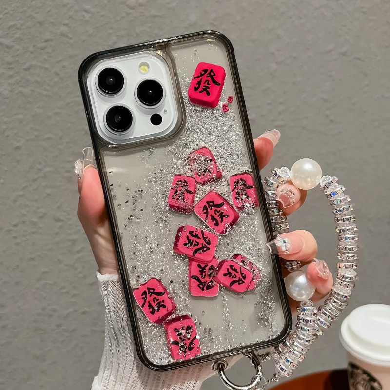 High-end Fortune Mahjong with Flowing Sandiphone17/16Phone case with hanging chain15proTemperament14Female13Set12
High-end Fortune Mahjong with Flowing Sandiphone17/16Phone case with hanging chain15proTemperament14Female13Set12