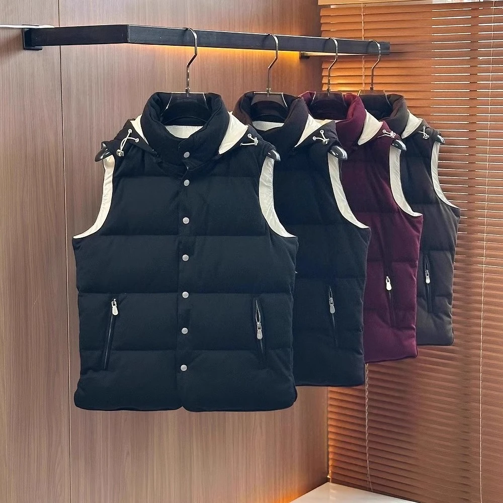 BC Italian Casual Hooded Men's Old Money Wind White Duck Down Down Vest
BC Italian Casual Hooded Men's Old Money Wind White Duck Down Down Vest