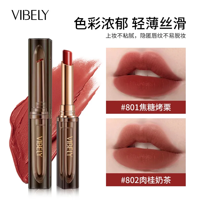 Waterproof Non-fading Matte Velvet Lipstick Makeup Not Easy To Stick Cup Lip Gloss Non-stick Lip Woman Cosmetics Korean Beauty
Waterproof Non-fading Matte Velvet Lipstick Makeup Not Easy To Stick Cup Lip Gloss Non-stick Lip Woman Cosmetics Korean Beauty