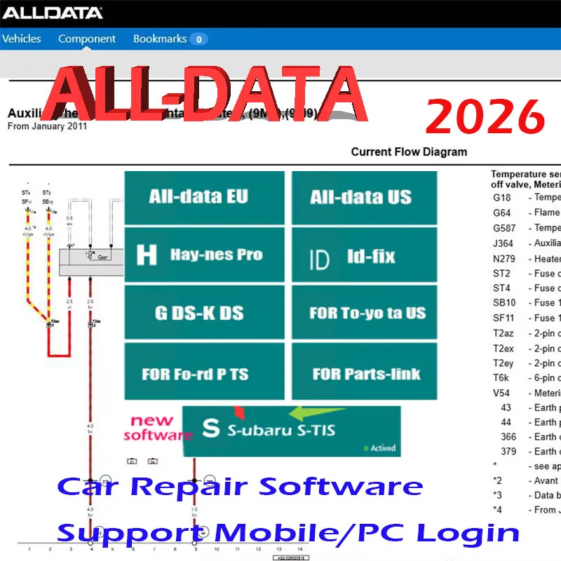 2026 ALL DATA Online Account for Auto-data All-data Haynes PRO Workshop Car Repair Software Support Mobile Login update to 2025
2026 ALL DATA Online Account for Auto-data All-data Haynes PRO Workshop Car Repair Software Support Mobile Login update to 2025