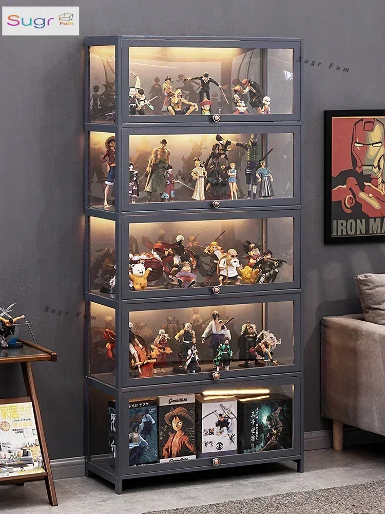 Display Cabinet for Figures Acrylic Transparent Dustproof Case Living Room Storage Box Commodity Shelf Bookcase Shelving
Display Cabinet for Figures Acrylic Transparent Dustproof Case Living Room Storage Box Commodity Shelf Bookcase Shelving