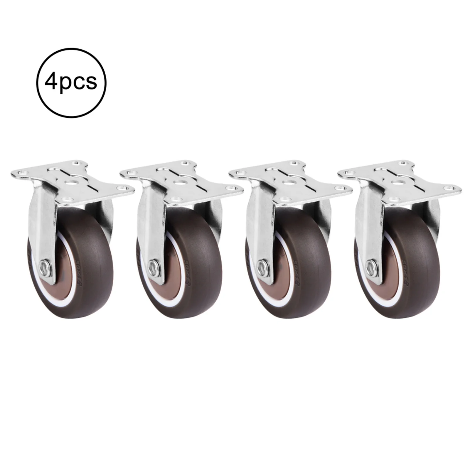 4Pcs 2in TPE Rubber Removable Mute Chair Fixed Rubber Casters
4Pcs 2in TPE Rubber Removable Mute Chair Fixed Rubber Casters