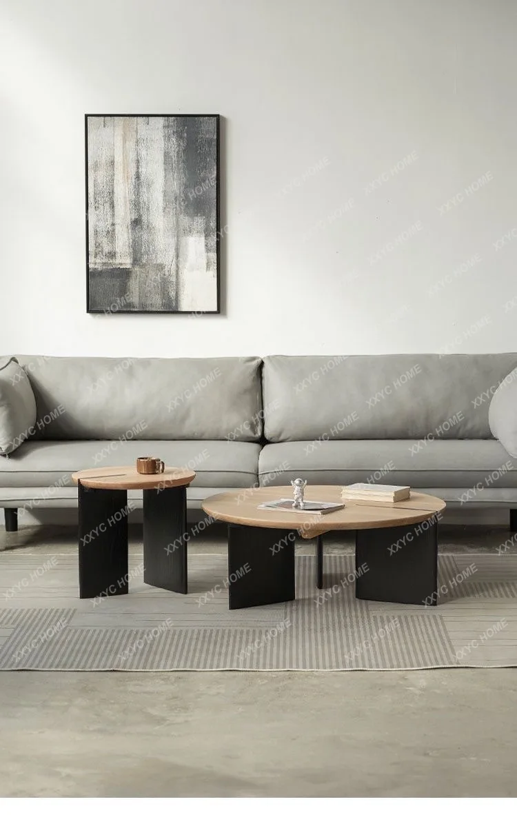 NN Solid Wood Coffee Table Living Room Home Log Color Sofa Side Table Combination Simple Modern Small Round Coffee Table
NN Solid Wood Coffee Table Living Room Home Log Color Sofa Side Table Combination Simple Modern Small Round Coffee Table