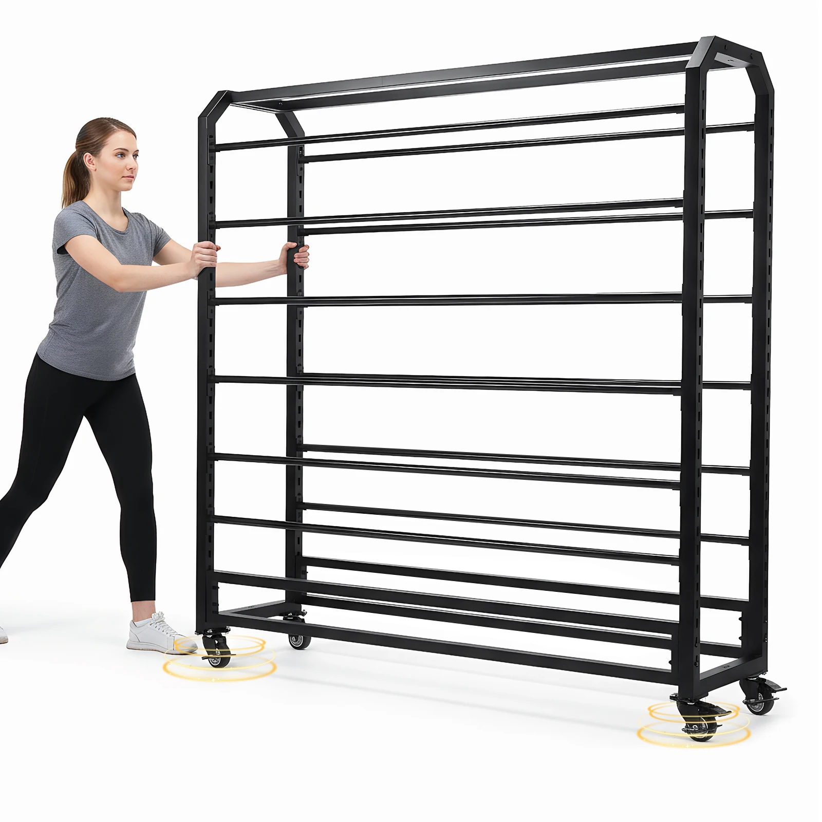 Double Side Large Textile Roll Storage Rack W/12 Adjustable Rod Textile Fabric Roll Organizer Holder for Craft & Sewing Supplies
Double Side Large Textile Roll Storage Rack W/12 Adjustable Rod Textile Fabric Roll Organizer Holder for Craft & Sewing Supplies