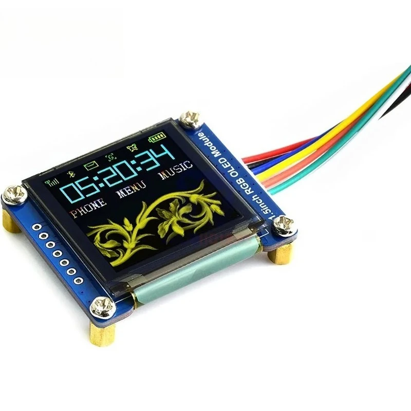 1.5inch RGB OLED Display Module 128x128 16-bit High Color SPI Interface SSD1351 Driver for Raspberry Pi/Jetson Nano
1.5inch RGB OLED Display Module 128x128 16-bit High Color SPI Interface SSD1351 Driver for Raspberry Pi/Jetson Nano