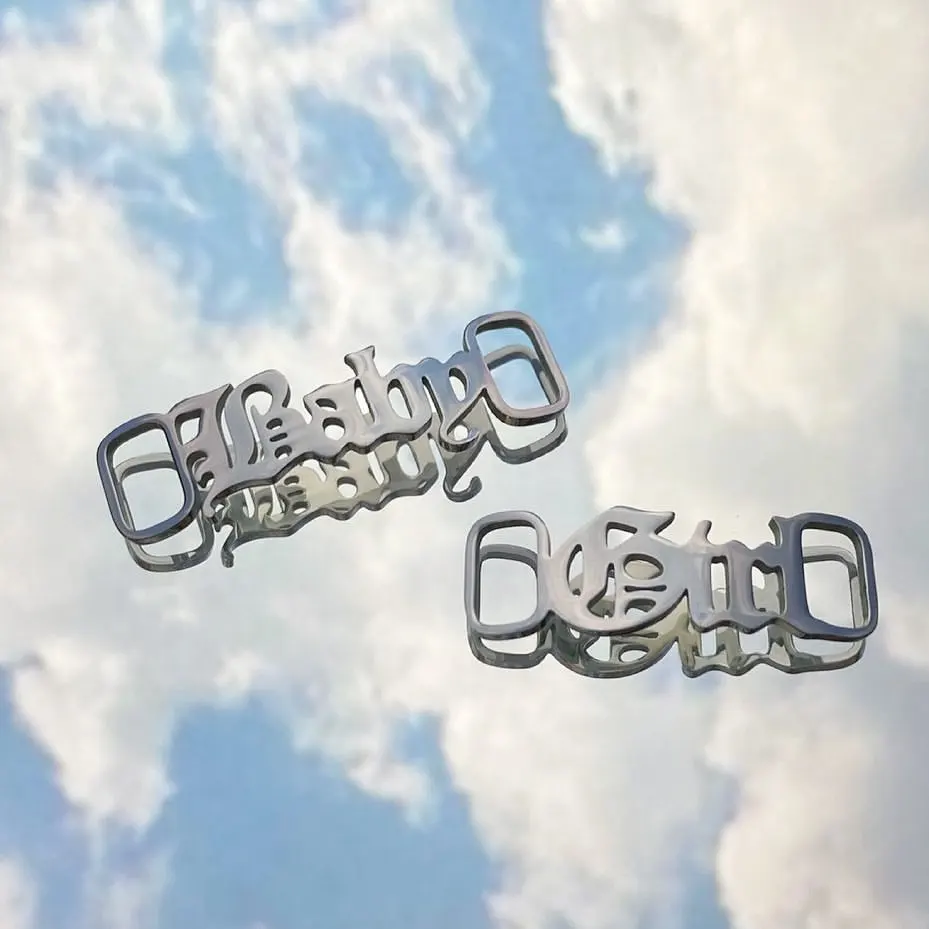 Stainless Steel Custom Name Shoe buckle for Women Men Personalized Old English Letter Nameplate Shoe Clips Accessories Jewelry
Stainless Steel Custom Name Shoe buckle for Women Men Personalized Old English Letter Nameplate Shoe Clips Accessories Jewelry