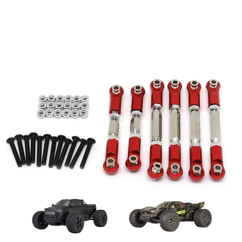 Adjustable Steering Linkage Rods 1 10 Aluminum Upgrade Parts For Arrma Rc Car Senton Typhon Bigrock Granite Vorteks Red Blue
Adjustable Steering Linkage Rods 1 10 Aluminum Upgrade Parts For Arrma Rc Car Senton Typhon Bigrock Granite Vorteks Red Blue