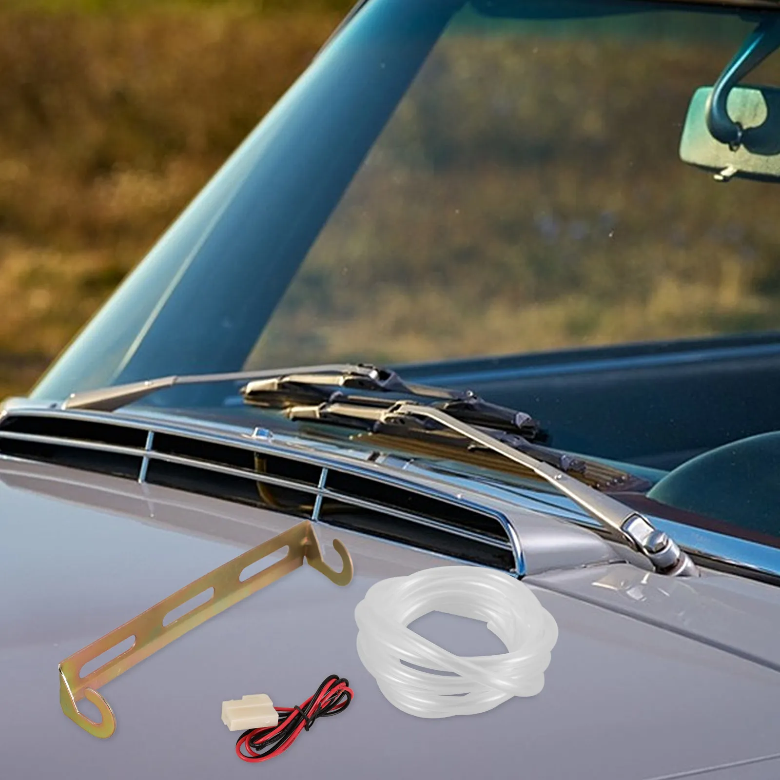 Compact Windshield Washer Pump Hose Kit Easy Installation Universal Car Fluid Pump Replacement Windshield Wiper Kit
Compact Windshield Washer Pump Hose Kit Easy Installation Universal Car Fluid Pump Replacement Windshield Wiper Kit