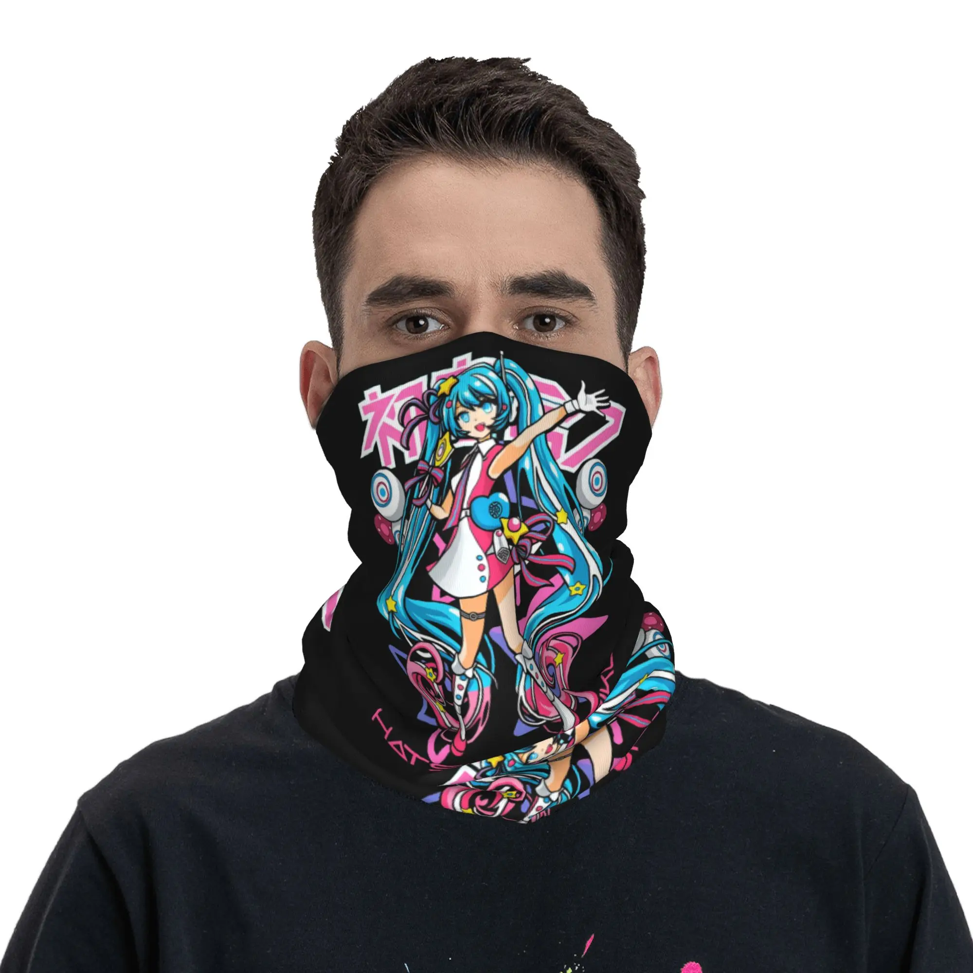 H-Hatsune M-Miku Girl Kawaii Bandana Neck Gaiter Windproof Face Scarf Cover Men Women Vocaloid Anime Headband Tube Balaclava
H-Hatsune M-Miku Girl Kawaii Bandana Neck Gaiter Windproof Face Scarf Cover Men Women Vocaloid Anime Headband Tube Balaclava