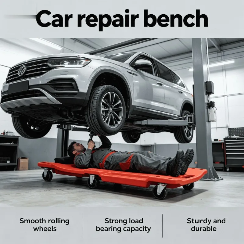 Low Profile Rolling Creeper Board Heavy Duty Adjustable Headrest 6 Swivel PU Wheels Foldable Car Repair Car Mechanic Creeper
Low Profile Rolling Creeper Board Heavy Duty Adjustable Headrest 6 Swivel PU Wheels Foldable Car Repair Car Mechanic Creeper