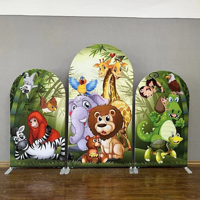 Tropical Forest Animal Arch Cover Elastic Backdrop Background For Photography Baby Shower Birthday Party Decoration Banner Props
Tropical Forest Animal Arch Cover Elastic Backdrop Background For Photography Baby Shower Birthday Party Decoration Banner Props
