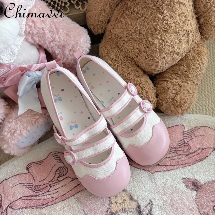 Original Design Sweet Girl Single Shoes Spring New Fashion Kawaii Round Head Low Heel Flat Bottom Shallow Mouth Lo Women's Shoes
Original Design Sweet Girl Single Shoes Spring New Fashion Kawaii Round Head Low Heel Flat Bottom Shallow Mouth Lo Women's Shoes
