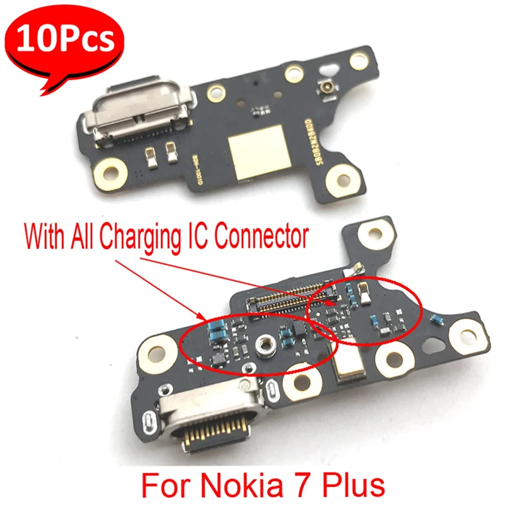 10Pcs/Lot,NEW For Nokia 7 Plus 7+ TA-1049 1055 1062 Type-C USB Charging Port Charger Dock Antenna Connector Mic Flex Cable
10Pcs/Lot,NEW For Nokia 7 Plus 7+ TA-1049 1055 1062 Type-C USB Charging Port Charger Dock Antenna Connector Mic Flex Cable