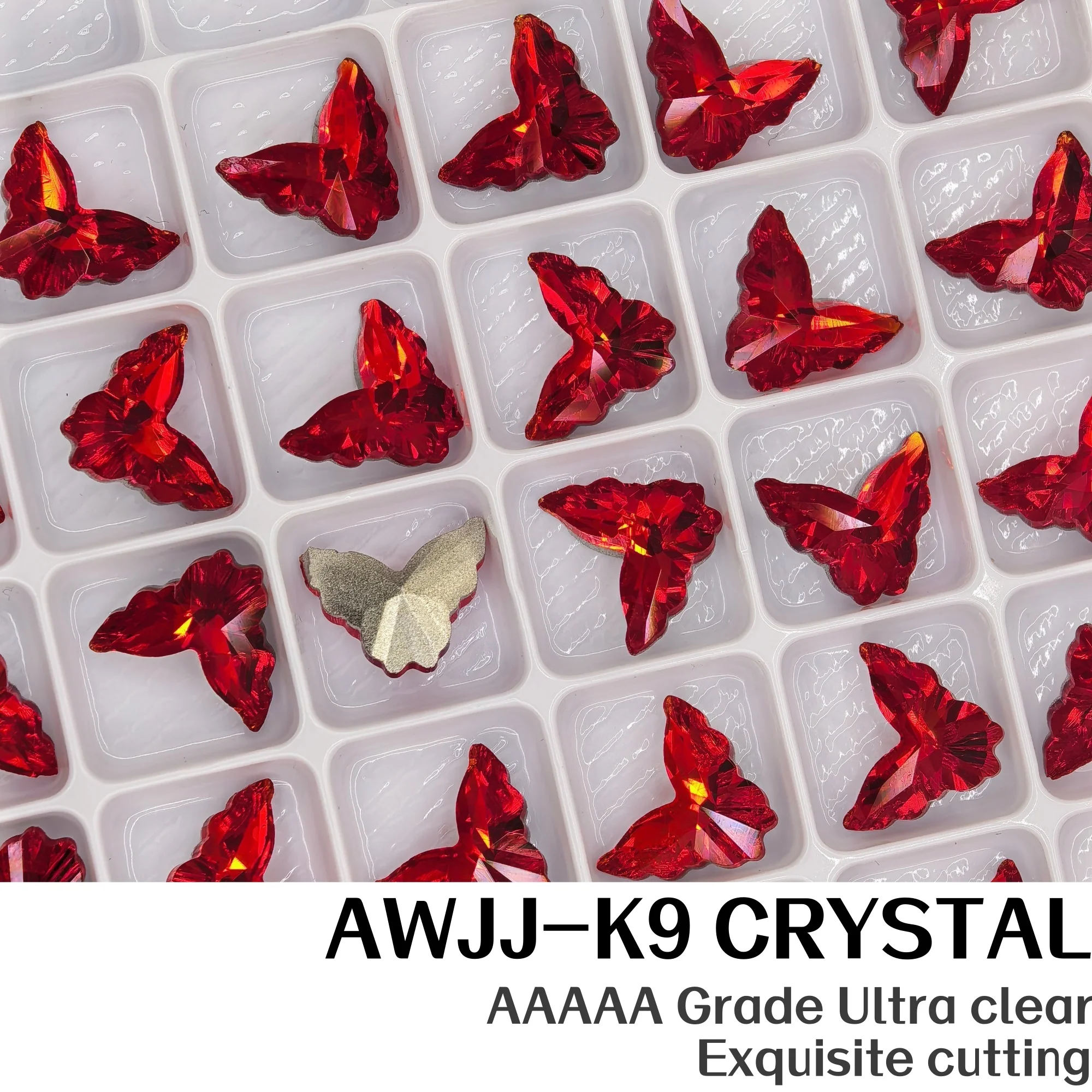 Board Pack 10mm Angel Butterfly K9 Crystal Rhinestones Multi Facets Super Sparkle Pointed Back for Nail Jewelry DIY
Board Pack 10mm Angel Butterfly K9 Crystal Rhinestones Multi Facets Super Sparkle Pointed Back for Nail Jewelry DIY
